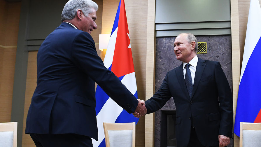 В Москве начались переговоры Путина и кубинского президента Бермудеса